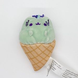 ⚡️3/$15⚡️ Gund Pusheen Cat in Ice Cream Cone Plush Mini Keychain/Charm